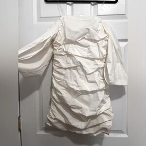 Do+Be off the shoulder white dress